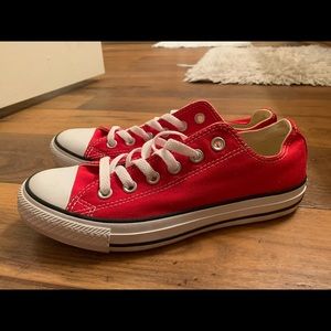 Brand new red converse